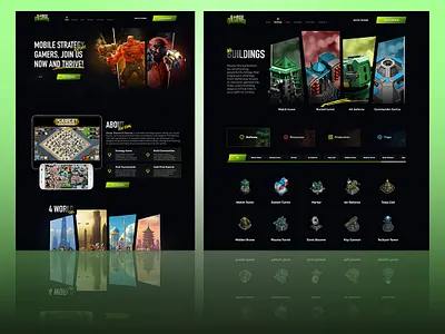 Webflow Website Template game industry-Clean, Bold and playful game gaming website uiux web design webflow