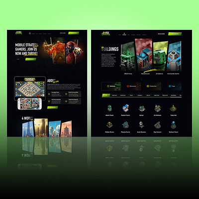 Webflow Website Template game industry-Clean, Bold and playful game gaming website uiux web design webflow