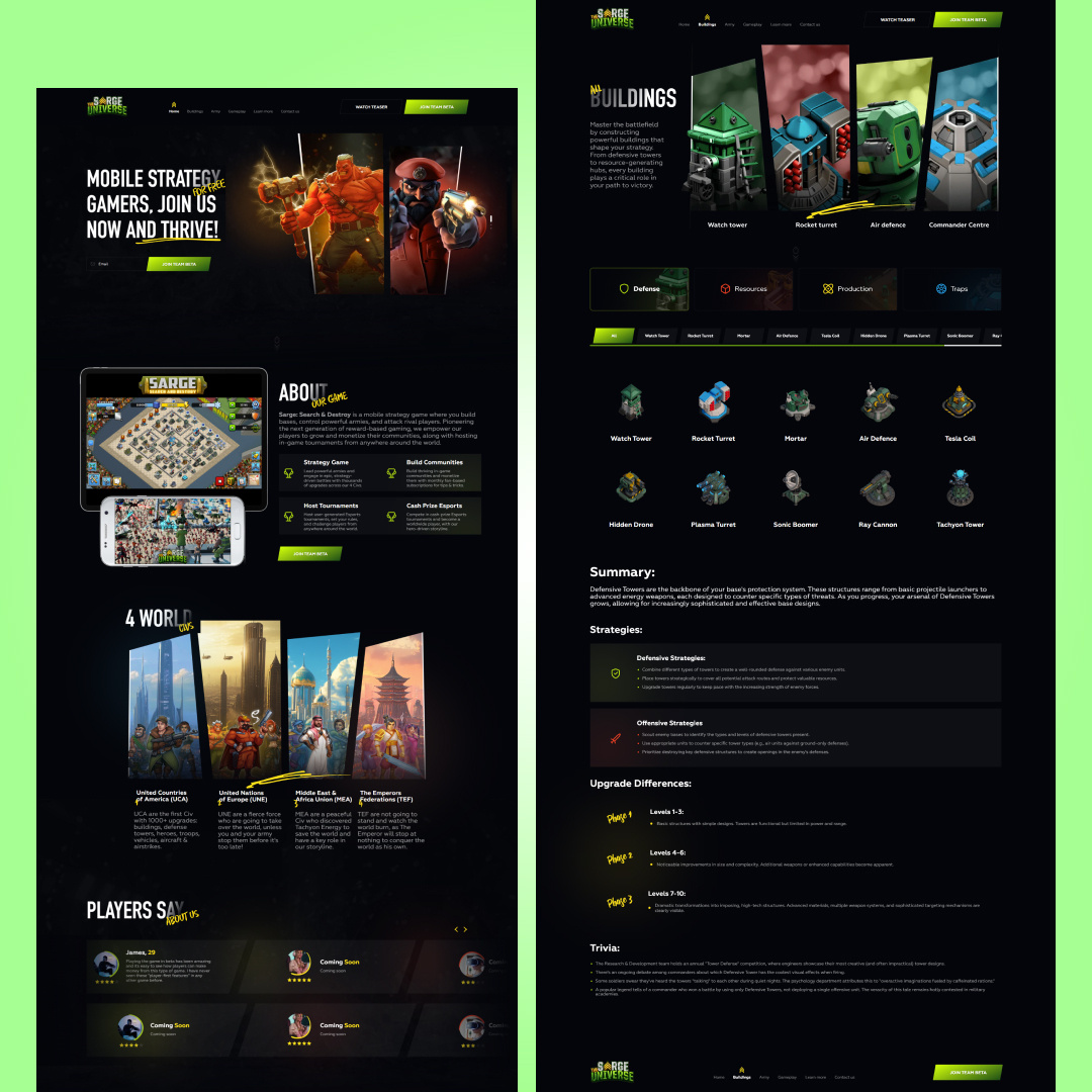 Example of Landing Page UI/UX Design That Converts