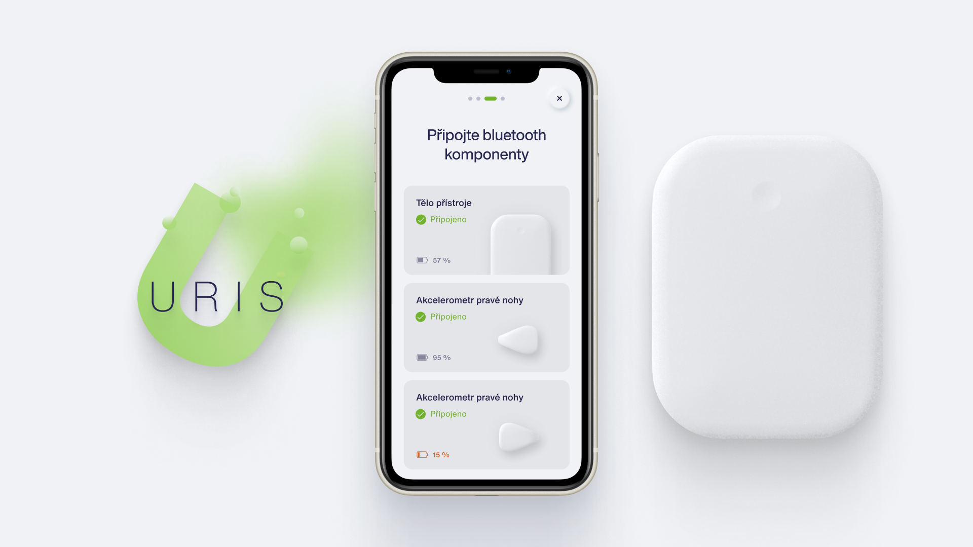 Stimvia: smart neurotherapy device app clinical test device medical product design ui ux