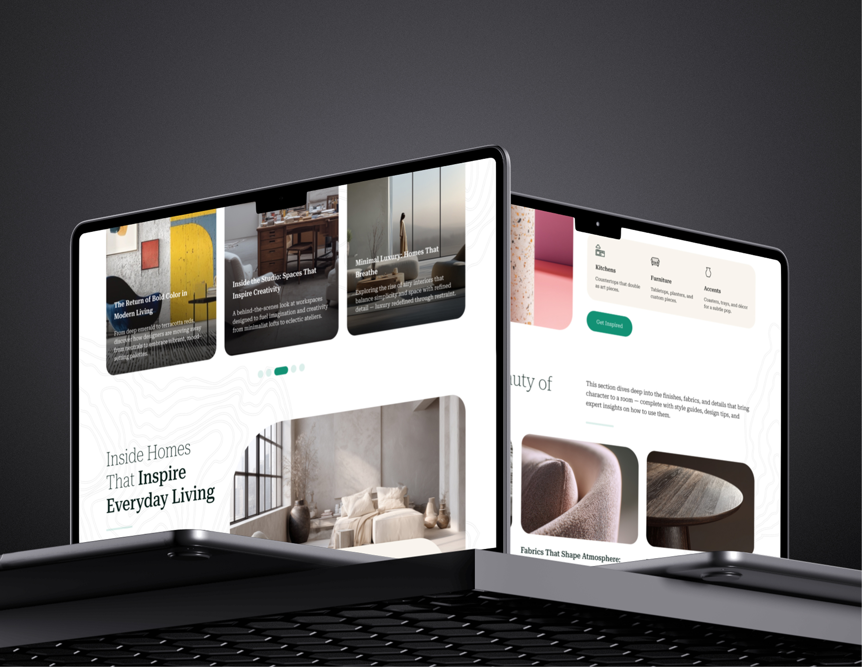 Example of Website Design (UI/UX)