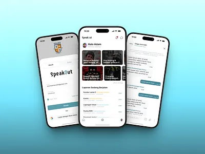 SpeakOut - Thesis Project app bullying design mobile ui ux