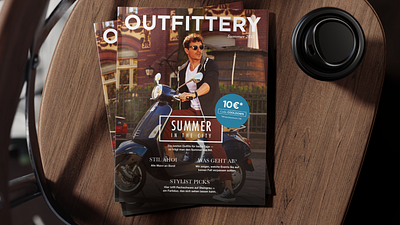 Outfittery Magazines art direction editorial design fashion graphic design layout magazine design photography typography
