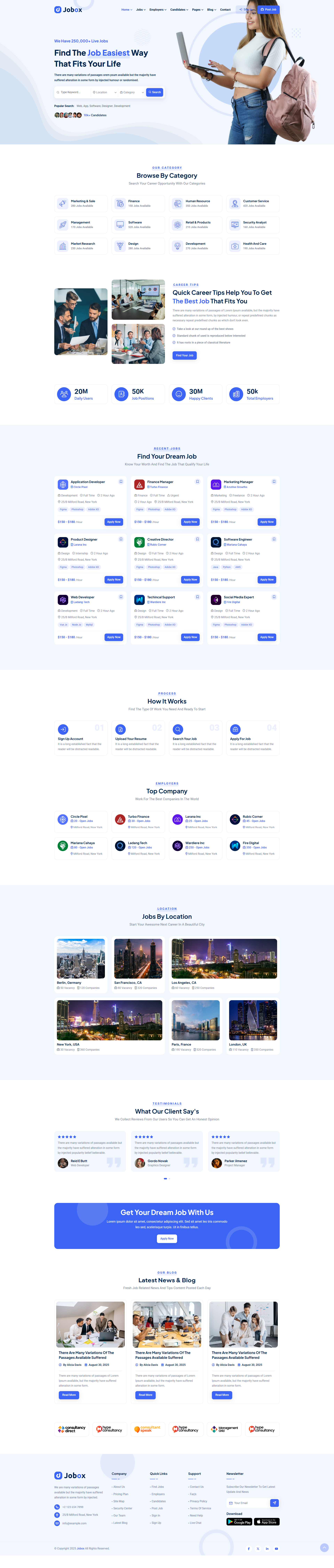 Jobox-Job Board Website-Job Portal job board website job portal website