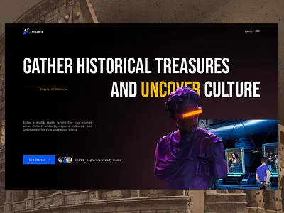 Metaverse Game Hero Section crypto game hero section landing page metaverse ui ux web design web3