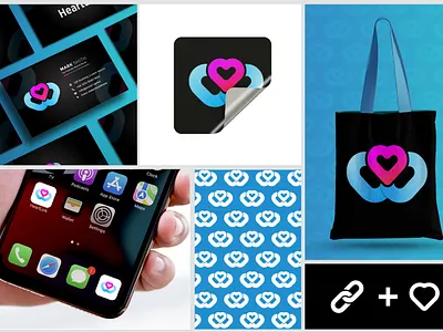 Modern HeartLink Logo for Relationships And Trust app icon brand identity branding care brand client trust community logo corporate identity dating logo future brand healthcare logo heart link link logo logo designer love connection networking logo partnership logo relationship logo smart logo trust logo unique logo