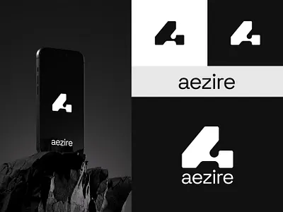 aezire - Logo and Brand identity advertising beverage packaging brand design brand identity branding design graphic design illustration logo ui