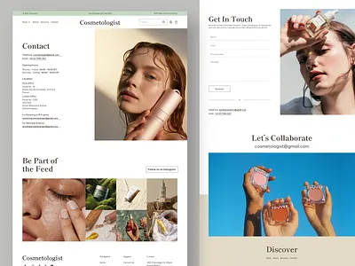 Cosmetologist - AI Smart Skin Website ai cosmetologist creative desiggn skin skincare smart skin ui uiux web website
