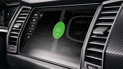 TripMate: in-car infotainment concept car car experience infotainment ui