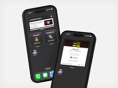 Widgets Concept 04 app concept design interface ios mobile product product design shotgun ui ux widget widgets