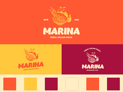 Italian Restaurant Logo Design bowl brand branding chef community logo chef mascot color palette food logo icon illustration italian restaurant logo logo logo designer logotype modern logo pasta restaurant restaurant branding restaurant logo typography