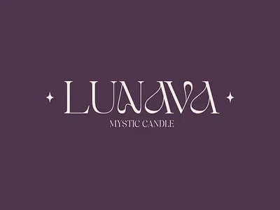 LUNAVA - Luxury candle logotype aesthetic brand brand identity branding candle candle brand cc design elegant graphic design logo logo design logo designer logodesign logotype luxury minimalism minimalistic modern premium