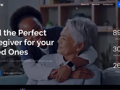Incare Health Website (wordpress) booking health health website homecare homecare website nurse uiux web design wordpress wordpress developer wordpress development wordpress website