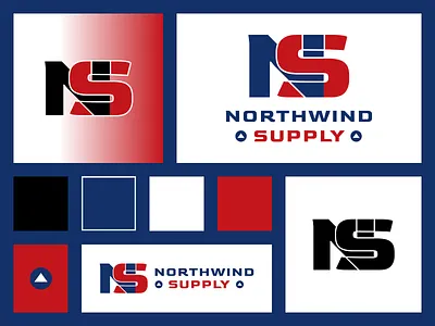 Northwind Supply - Logo concept branding design graphic design logo logo design vector
