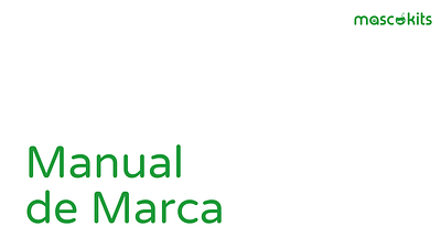 Manual de marca mascokits graphic design