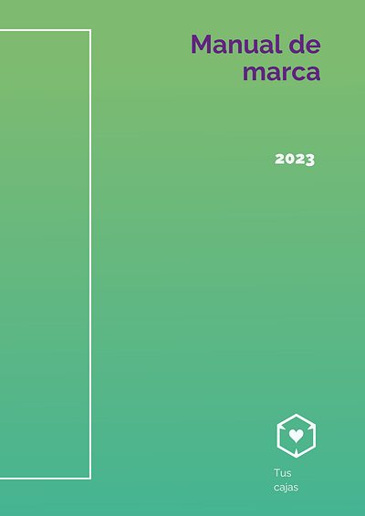 Tus cajas manual de marca graphic design