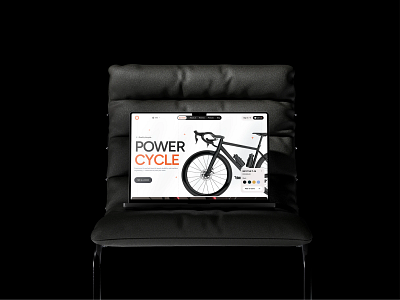 Ecommerce Cycle Website 3d animation branding design figma framer graphic design illustration logo motion graphics ui uiux ux web design