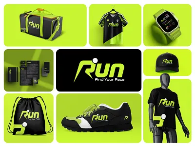 Run – Sportswear Logo & Branding Design brand identity logo logo design r sports logo run logo run sports logo sports brand logo sports logo sports loog sportswear logo