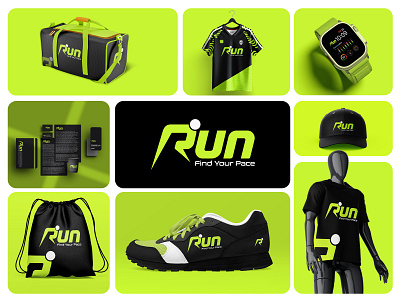 Run – Sportswear Logo & Branding Design brand identity logo logo design r sports logo run logo run sports logo sports brand logo sports logo sports loog sportswear logo
