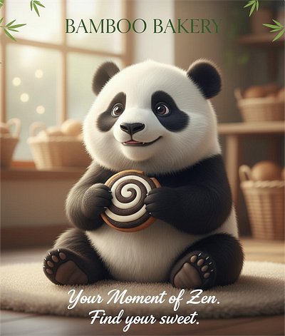 bakery themes advertising art direction bakery bakery theme bear behance branding concept art digital art disney dribbble graphic design instagram linkedin new post panda social media social media post work art