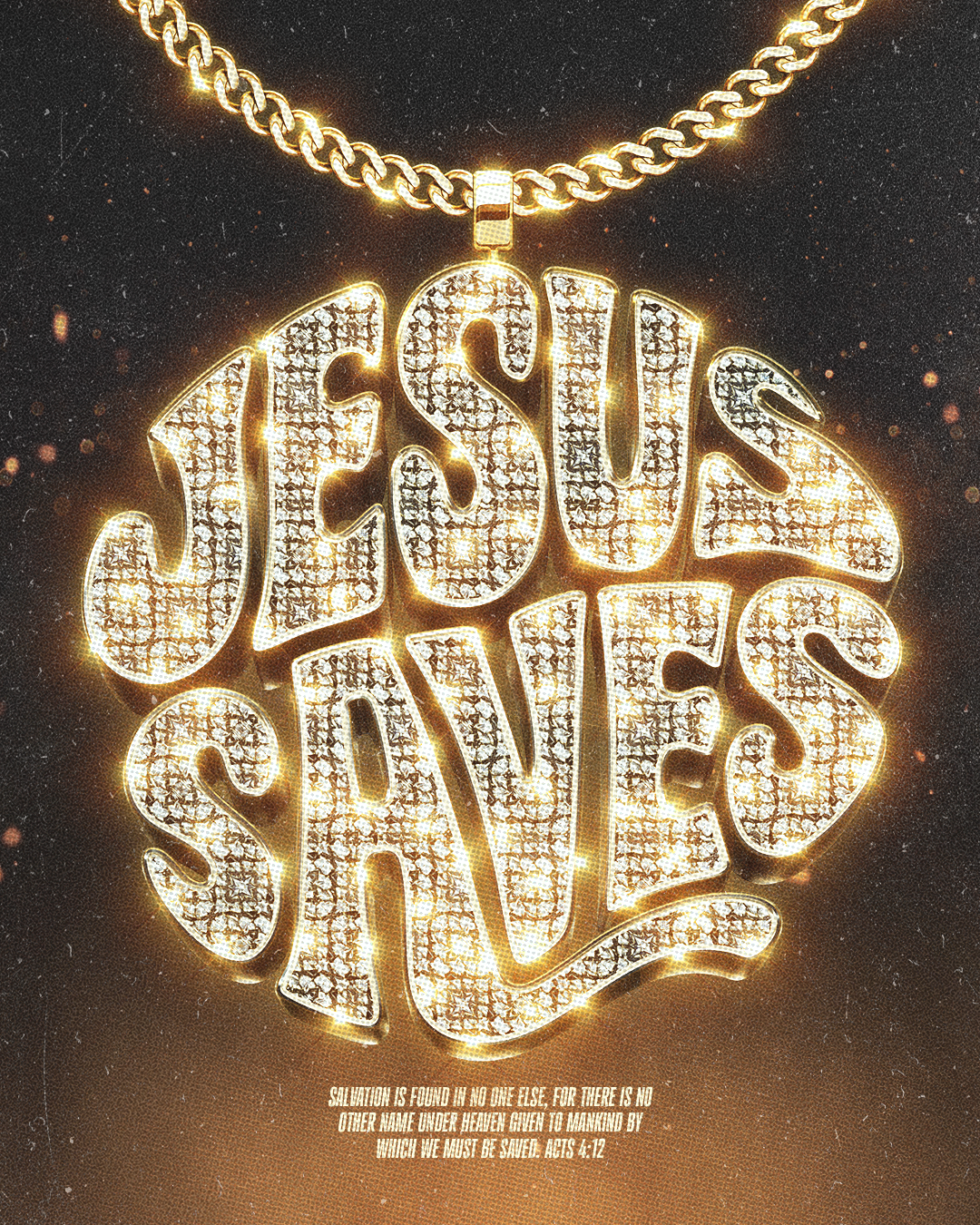 Jesus Saves | Christian Poster christian