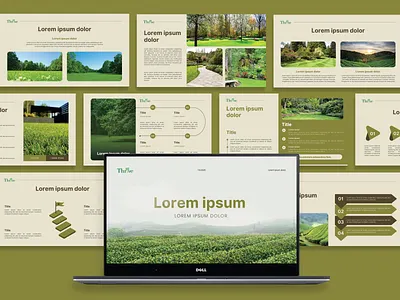 Inspiring Farming Presentation 🌾🌱 app branding graphic design illustration typography vector