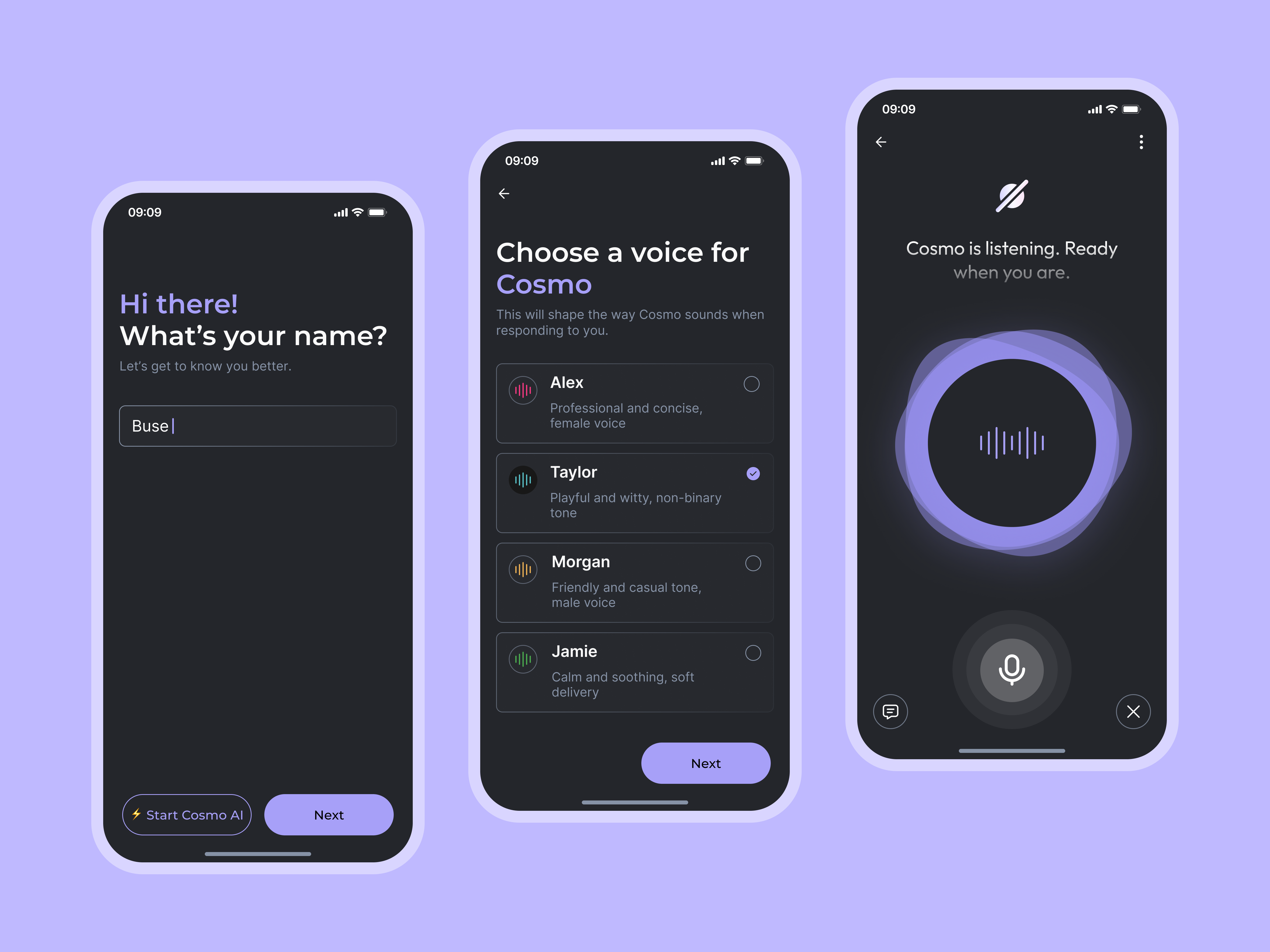Cosmo AI — Creative Assistant ai aiassistant aichat appdesign casestudy concept cosmoai creative designsystem figma interaction mobiledesign mobileui modernapp userinterface ux uxdesign webapp