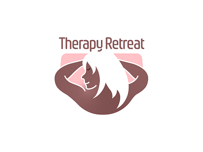 Therapy Retreat - Alternate Logo Design & Colours beauty body brand identity branding care concept design female graphic design illustration logo logomark logotype massuse minimal salon spa therapy vector woman