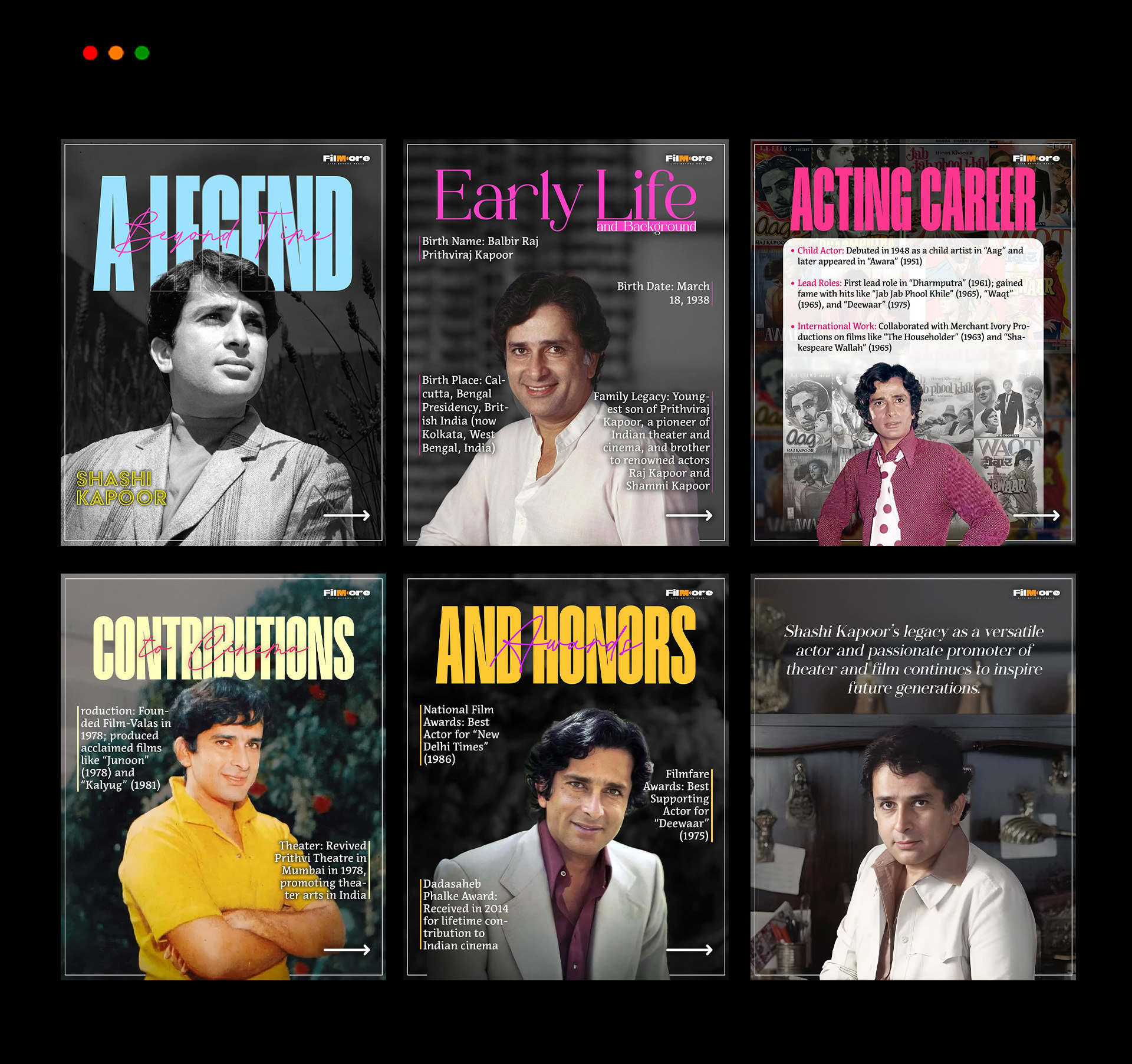 Celebrity Biography Design branding celebrity post design design entertainment post design filmore filmore india graphic design magzine cover design smp social media design social media post design