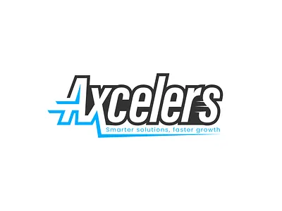 Axcelers - Wordmark Logo Design blue branding corporate dribbble graphicdesign growth illustration logo logodesign logotype minimalist modern speed techlogo wordmark