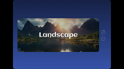 Photo Slider animation motion graphics ui