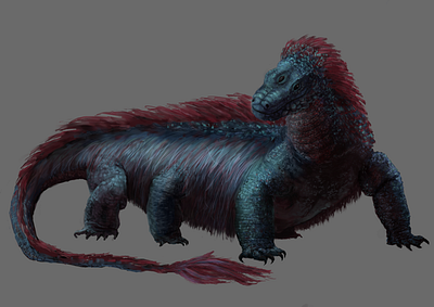 Crawler concept art creatures digital art fantasy illustration monster