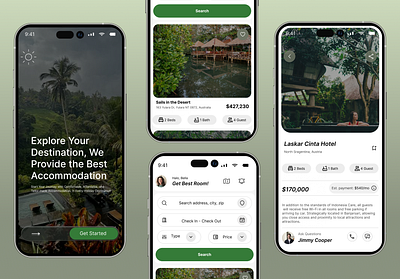 Explore & Book – Hotel App Concept appdesign cleanui figma minimaldesign mobileapp modernui travelapp uidesign uxdesign