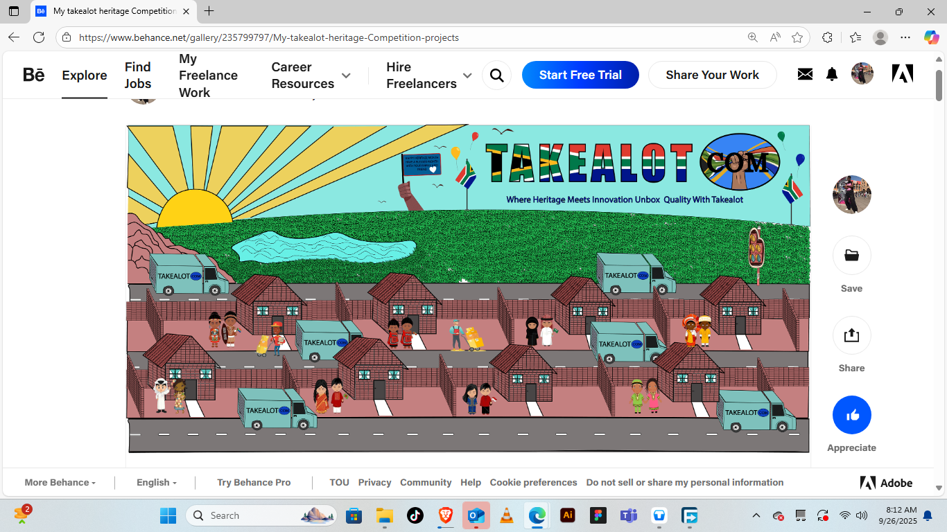 Example of My takealot heritage Competition projects