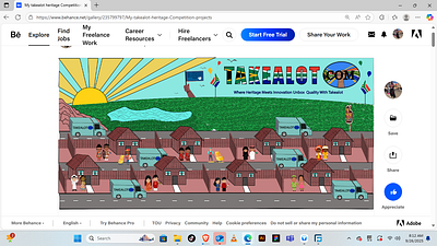 My takealot heritage Competition projects adobe adobeillustrater graphic design