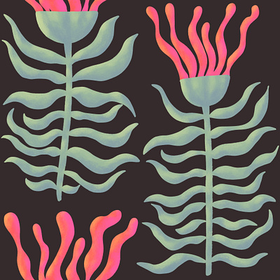 Red Flowers With Leaves. Seamless pattern fabric fashion floral flower pattern seamless pattern textile