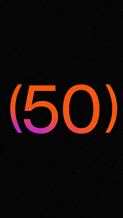 50 Countdown 2d animation colors debut graphic design illustration ilustracion motion motion graphics