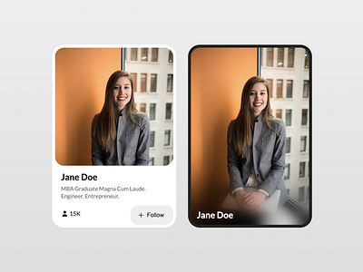 Profile Card animation card component css css3 design html profile profile card ui ux web development