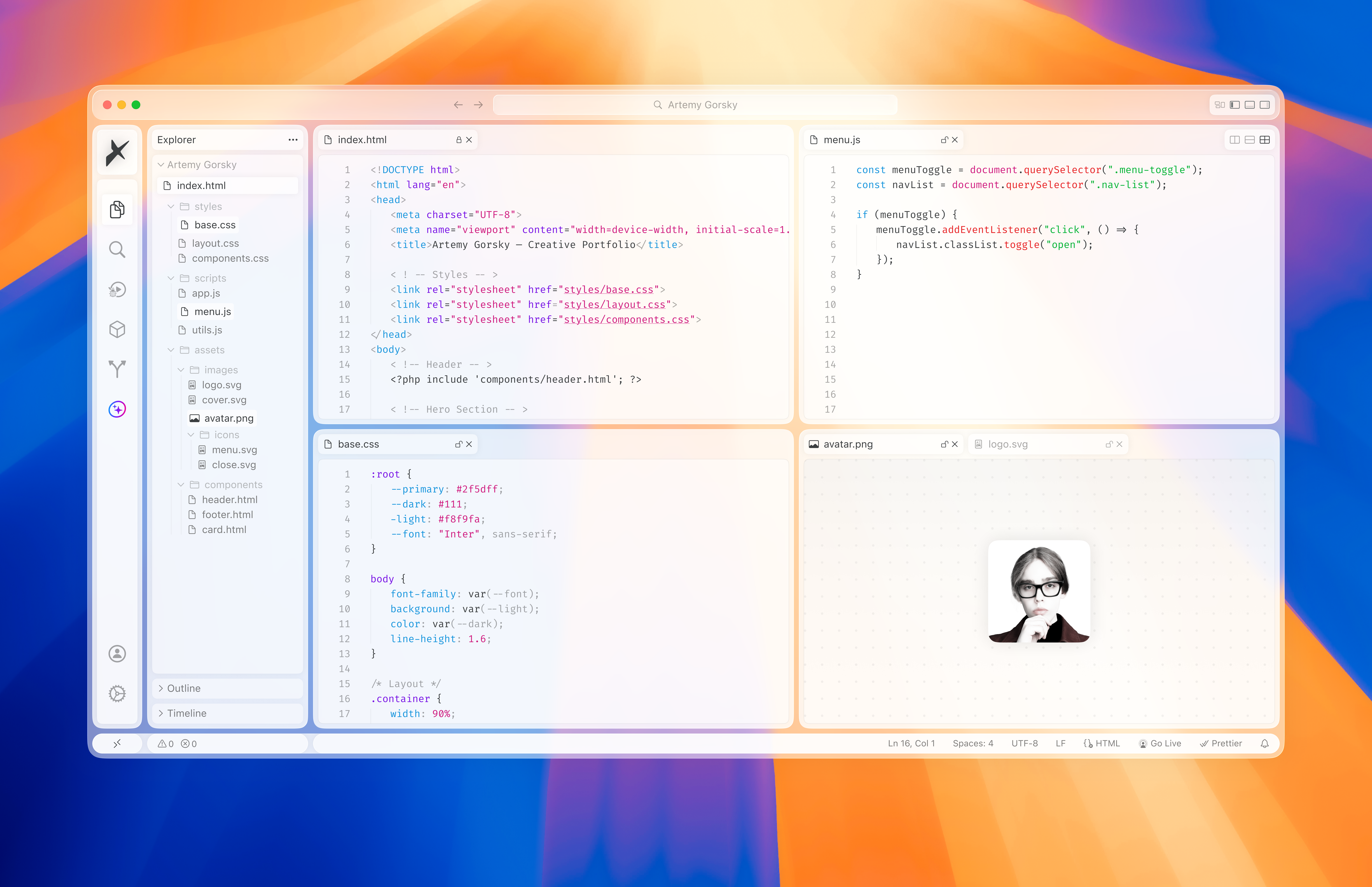 Code Editor Software ✨ ai code code editor interface design ui