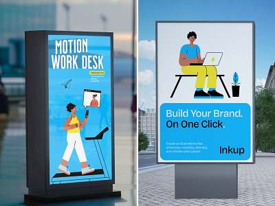 Freelancer Illustration Art Set business