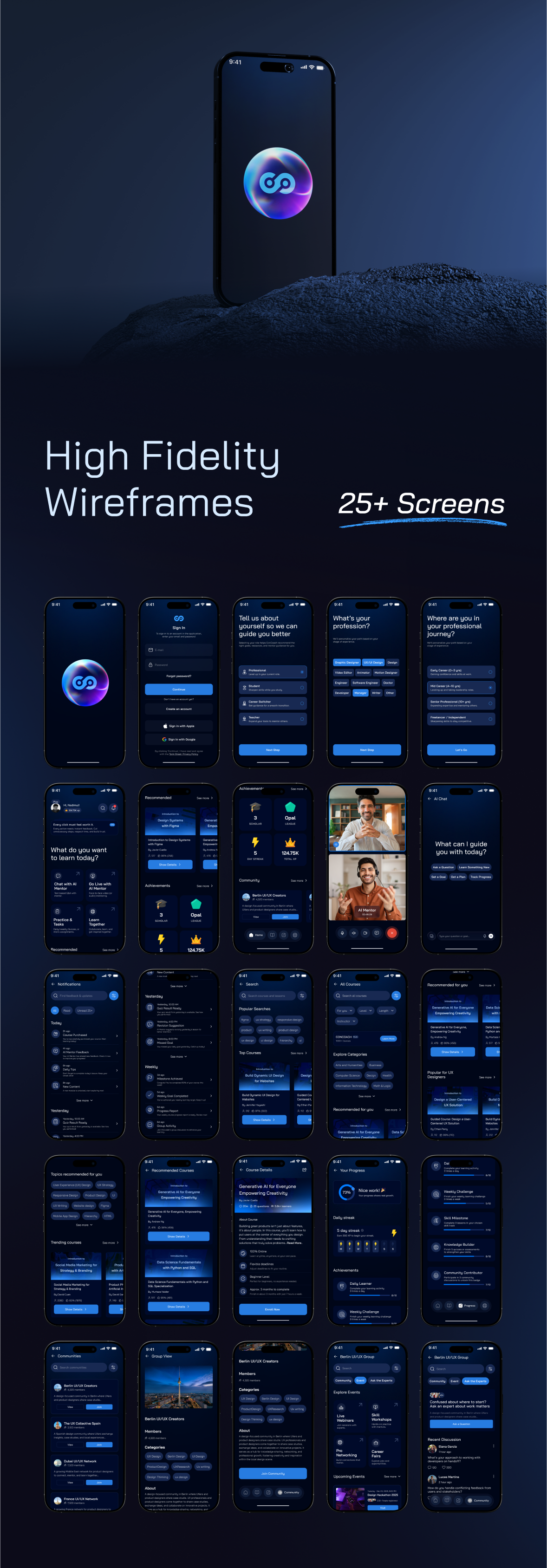 Example of Modern Mobile App UI/UX Design In Figma