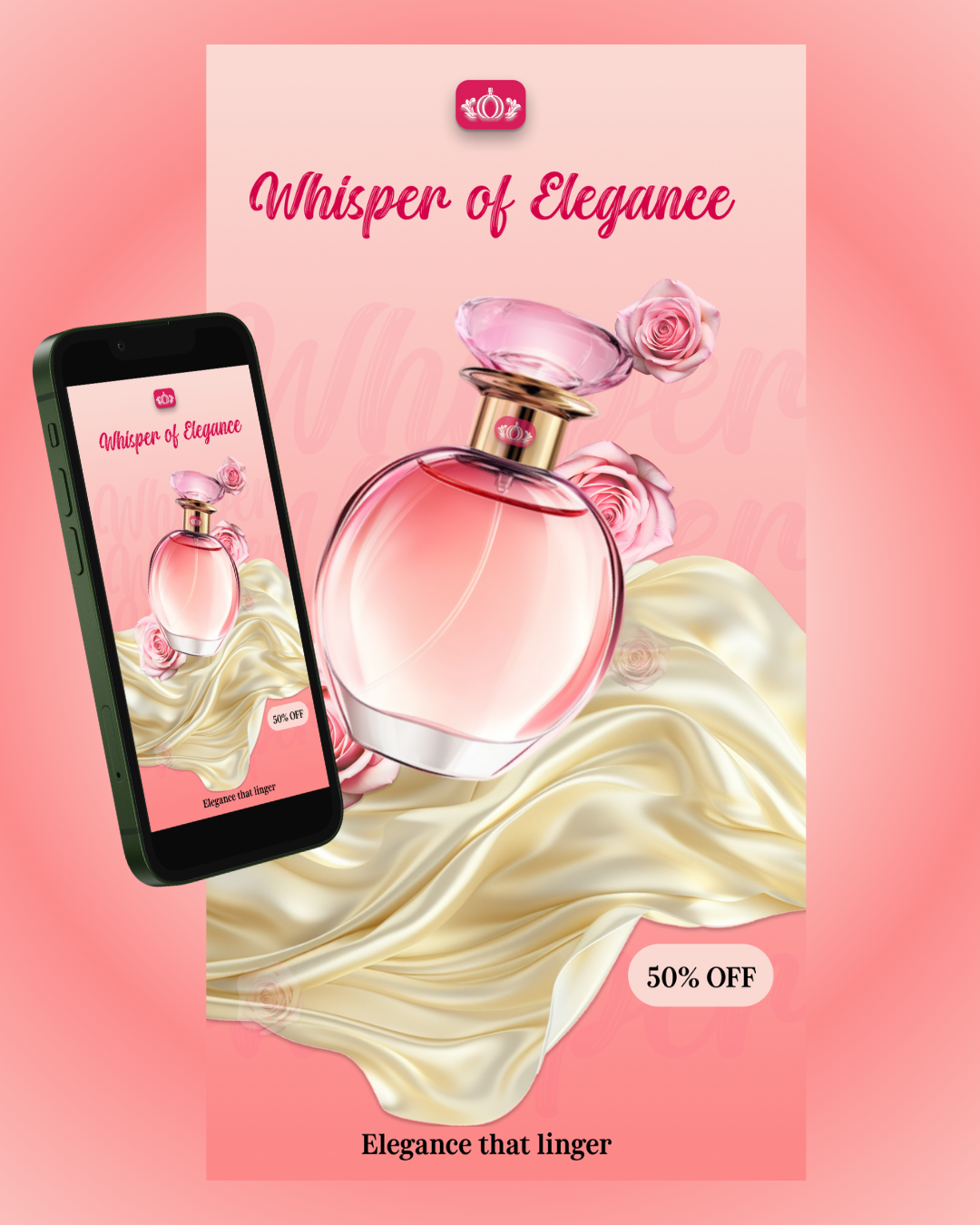 perfume design post branding design graphic design poater post social media