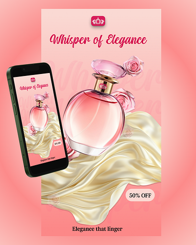 perfume design post branding design graphic design poater post social media