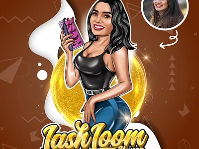 Lash Tech Portrait Logo Design – Custom Branding by CartoonLogoX beautylogo brandidentity branding characterbranding characterlogodesign creativebranding custombranding glitterylogo graphic design illustrationart lashbrandidentity lashtechlogo logo logoportfolio mascotlogodesign spabranding uniquebrandidentity uniquelogodesign visualidentity