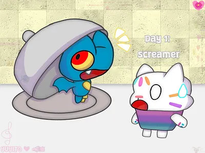 Traumatober Day 1: screamer art post art tag digital art drawing fan art illustration