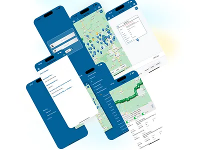 Tracking application UI Design accessibility design app app design app development branding design design systems designing figma figma expert figma to flutter flutter design graphic design logo mobile app mobile app design ui ui design uiux ux