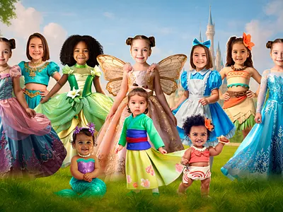 Custom Princess Birthday Invitation alice magic party