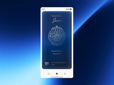 Luxury Passport app mobile graphic design passport ui ui design