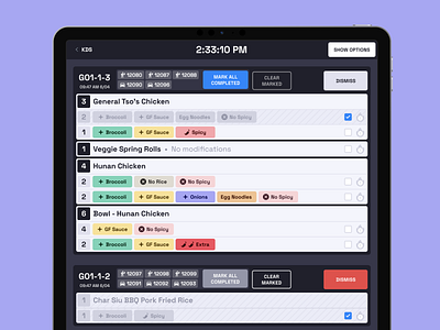 Kitchen display system