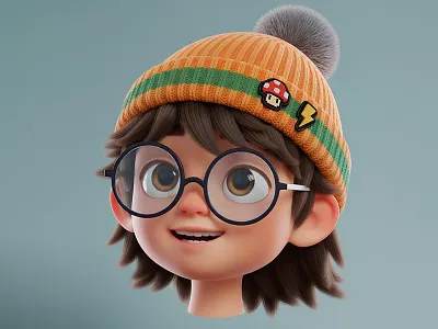 Stylized Boy — 3D Character Design 3dart 3dcharacter 3dmodeling blender3d cartoon characterdesign cute digitalart stylized stylizedcharacter